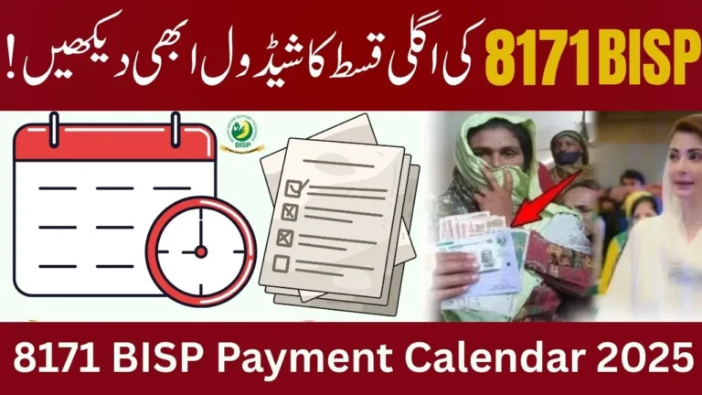 8171 BISP Payment Calendar 2025