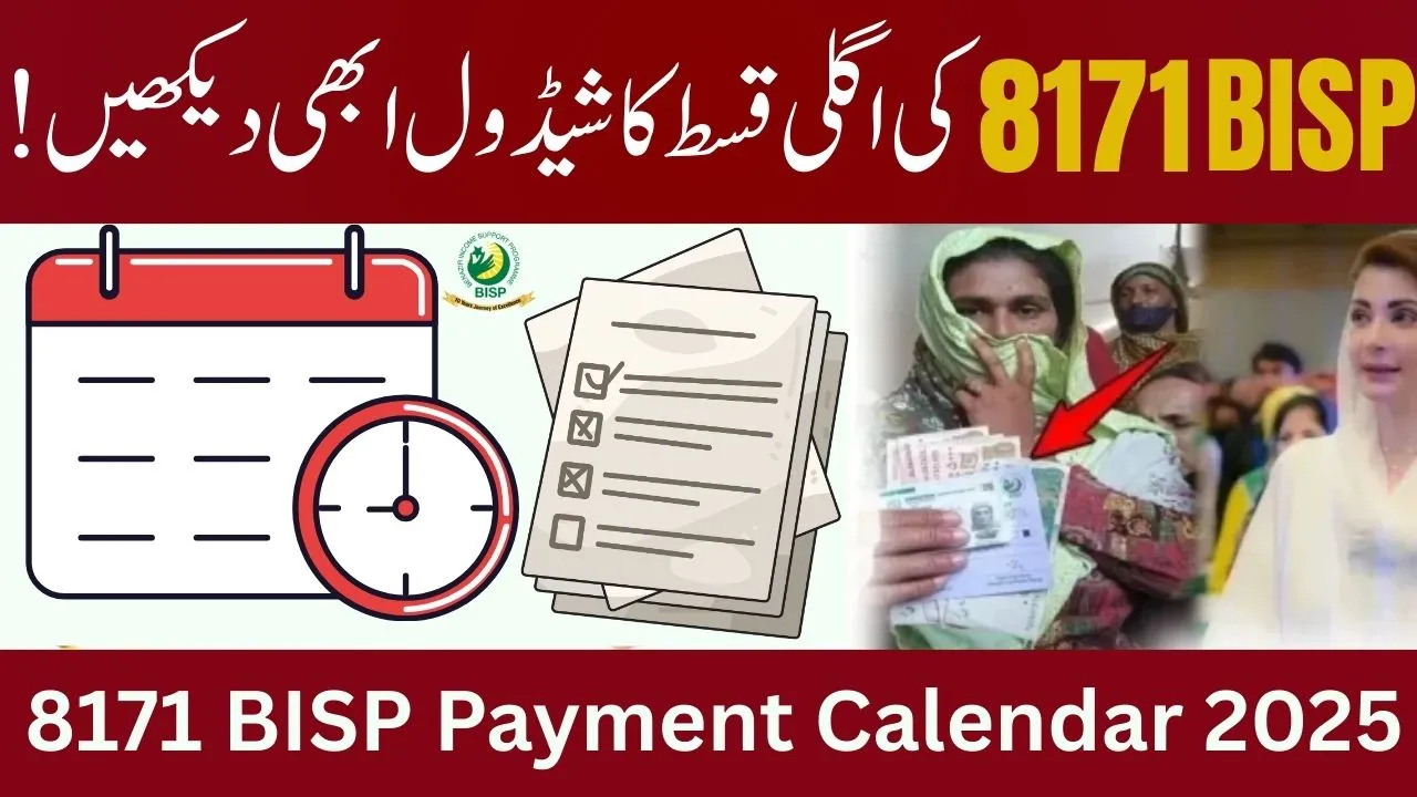 8171 BISP Payment Calendar 2025