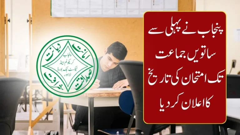 Punjab Announces Exam Schedule for Classes 1 to 7 — Annual Exams Begin March 10, 2026